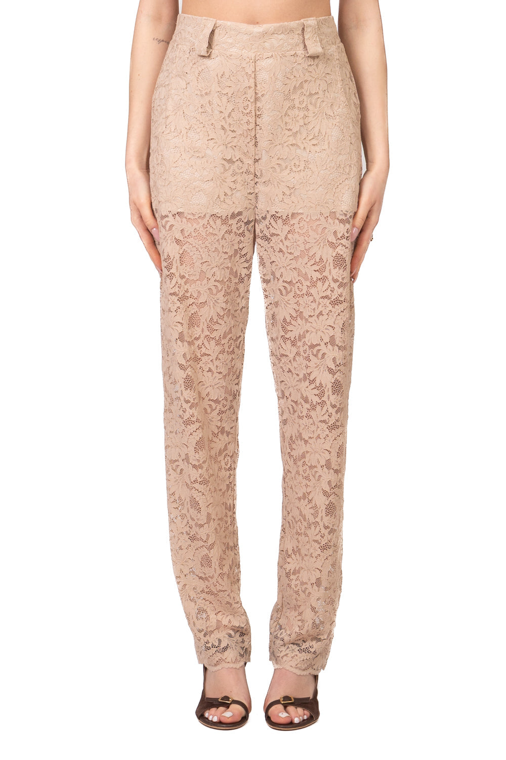 Tensione In Pantalone Casual Donna Nude