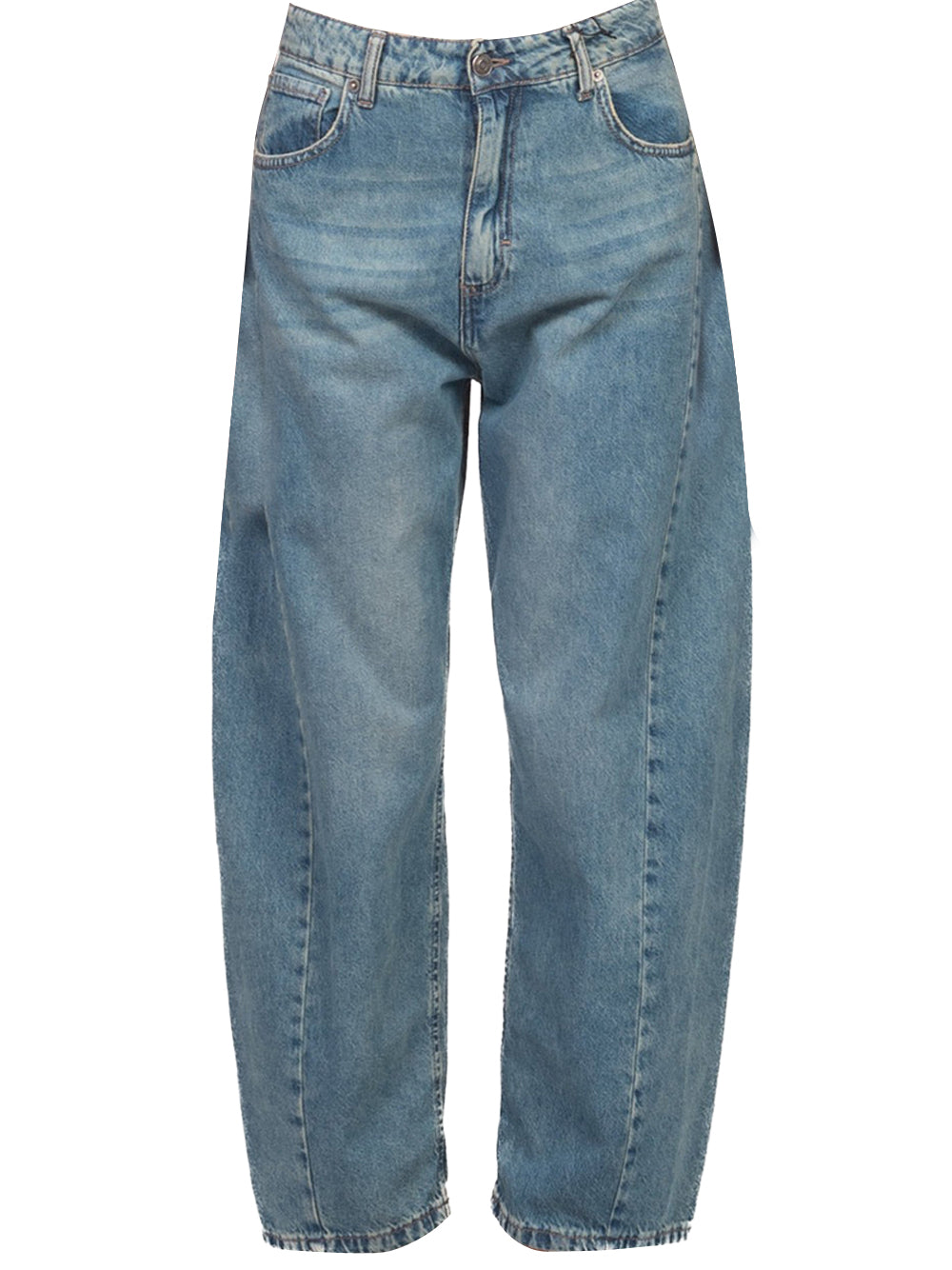 Jeans Largo Donna Denim