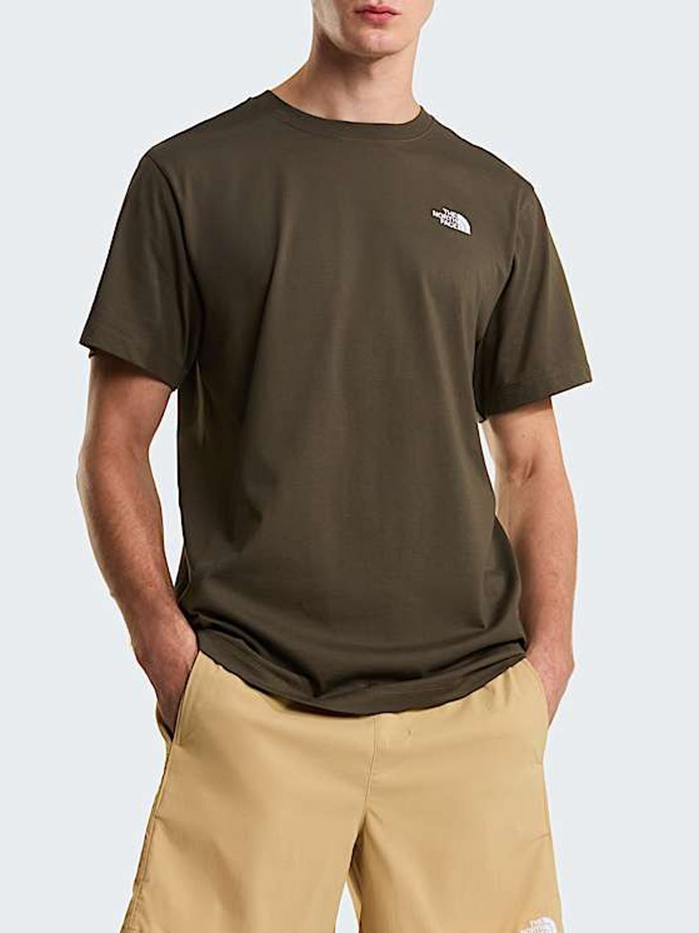 The North Face T-shirt Uomo Evo Sd Verde Taupe