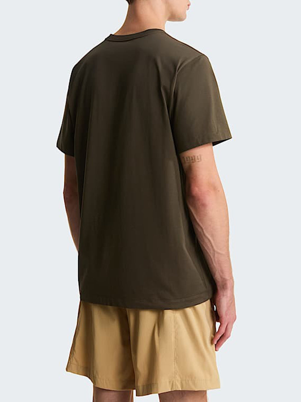 The North Face T-shirt Uomo Evo Sd Verde Taupe