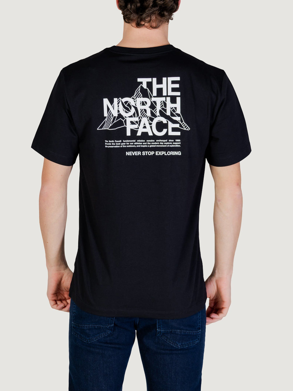 The North Face T-shirt Uomo Mnt Sktch Nero