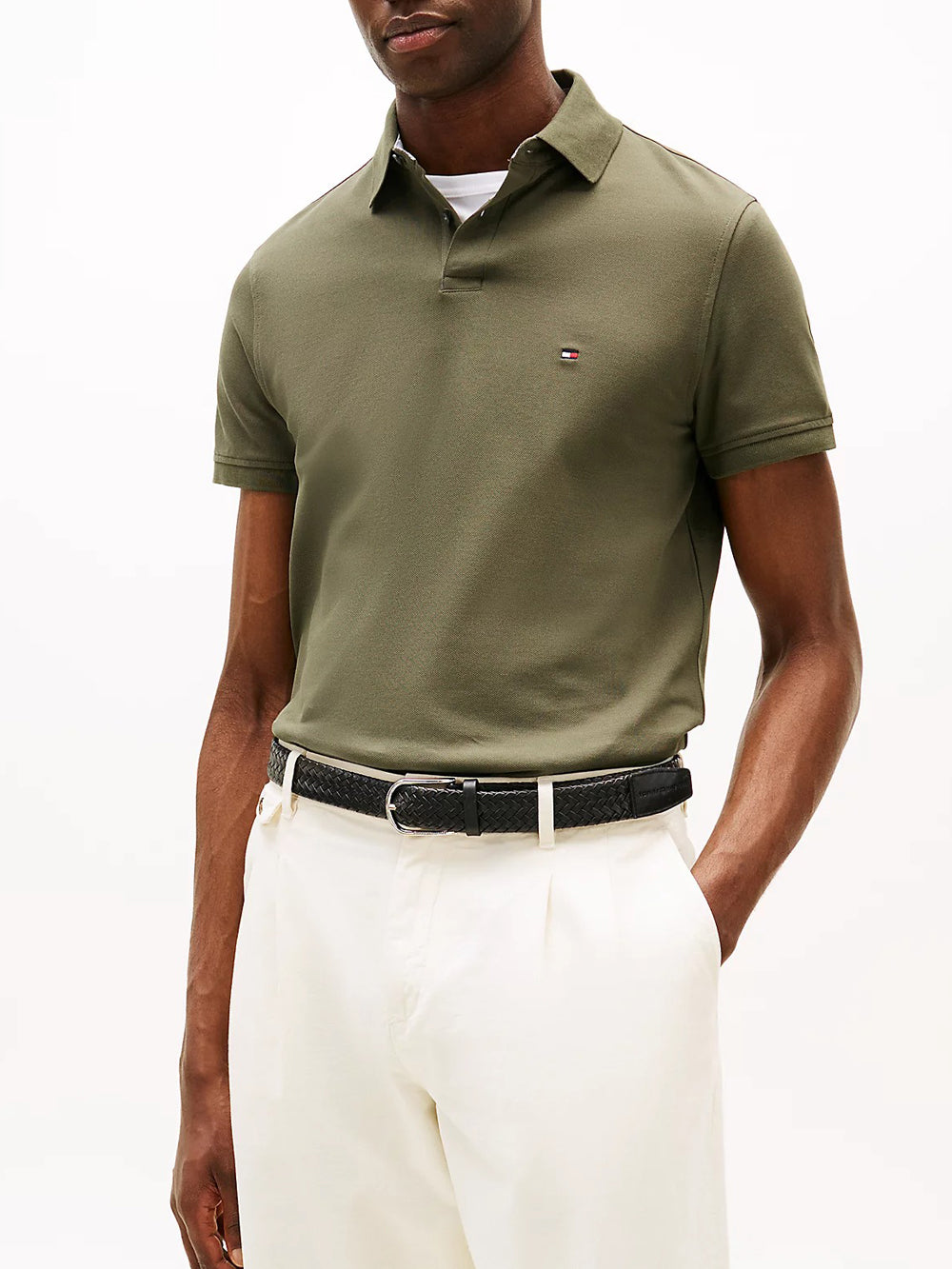 Tommy Hilfiger Polo Uomo 1985 Verde oliva