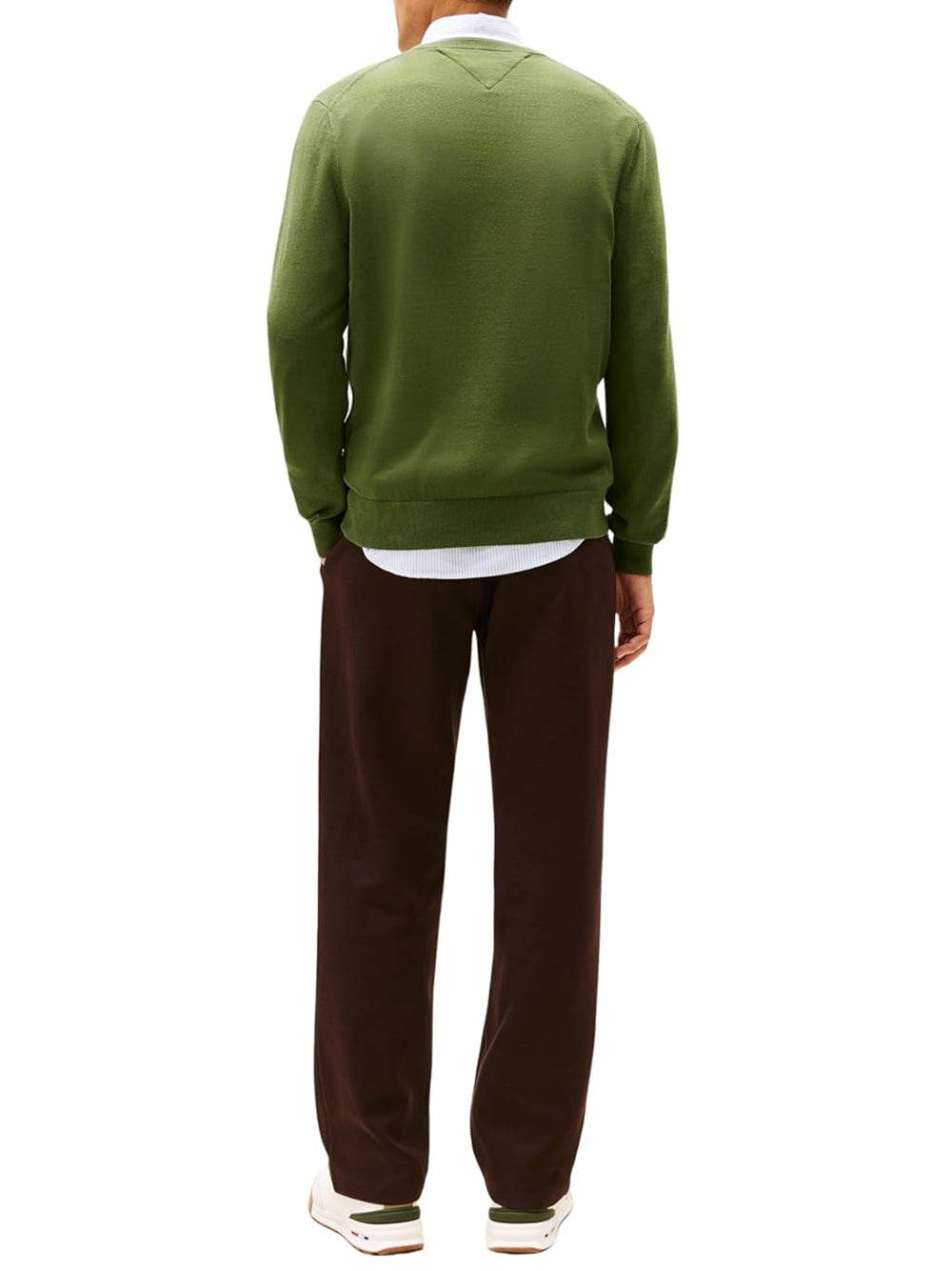 Pullover Uomo Essential Verde