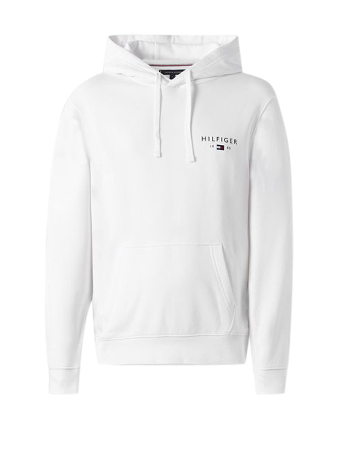 Tommy Hilfiger Felpa Cappuccio Uomo Love Bianco
