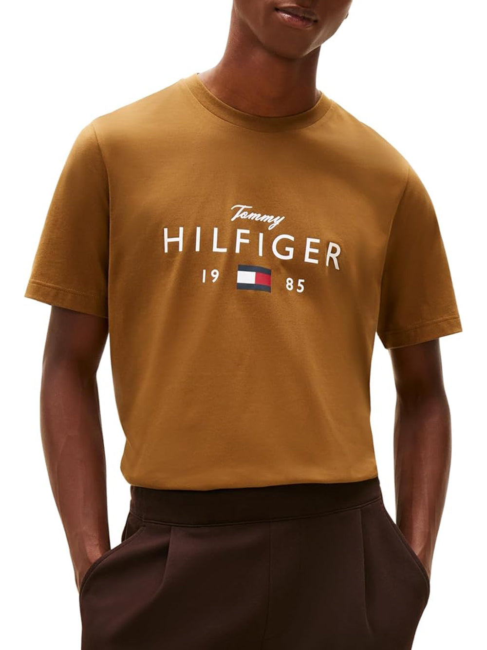 Tommy Hilfiger T-shirt Uomo Kaki