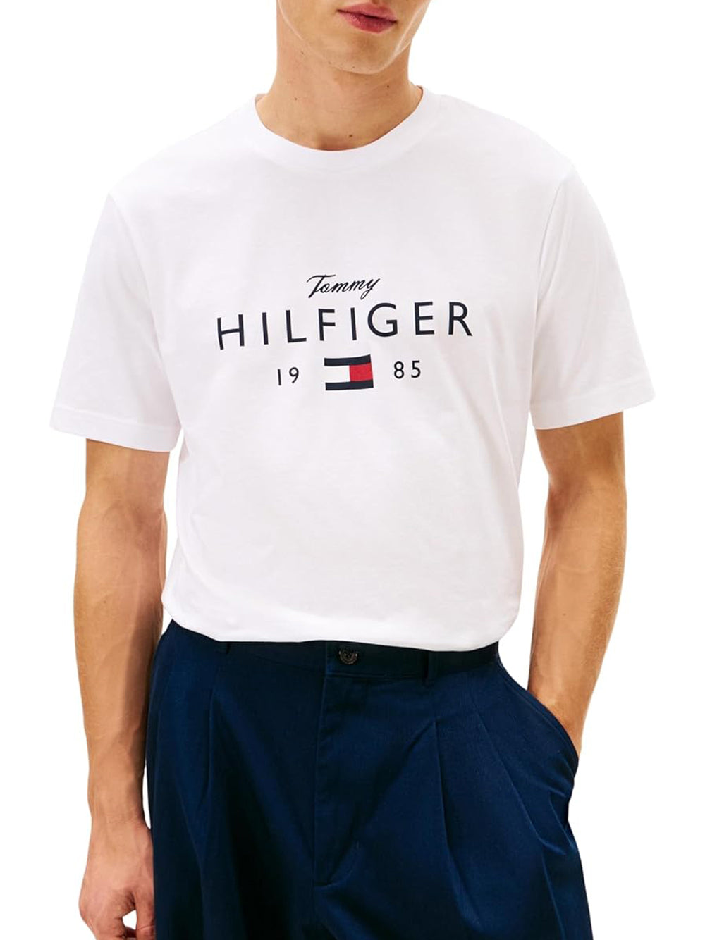 Tommy Hilfiger T-shirt Uomo Bianco