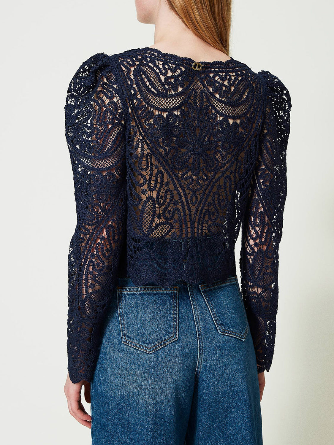 Twinset Maglia Donna Blu chiaro