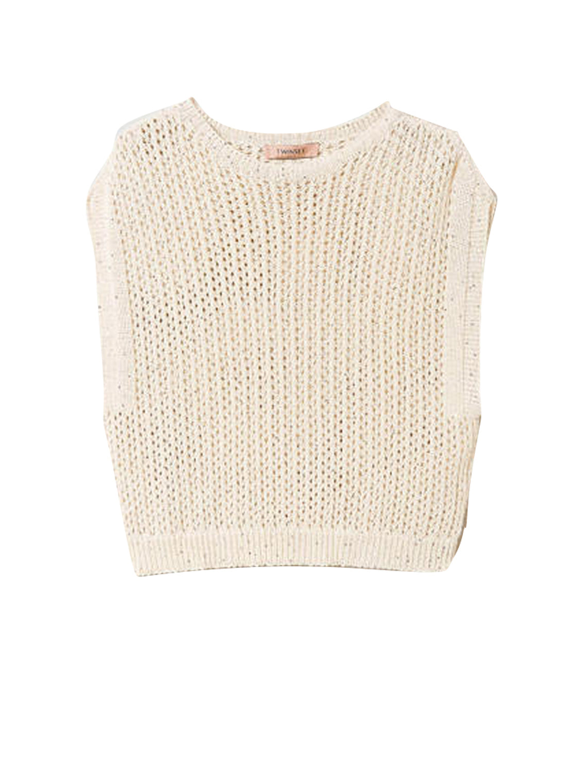 Twinset Maglia Donna Beige