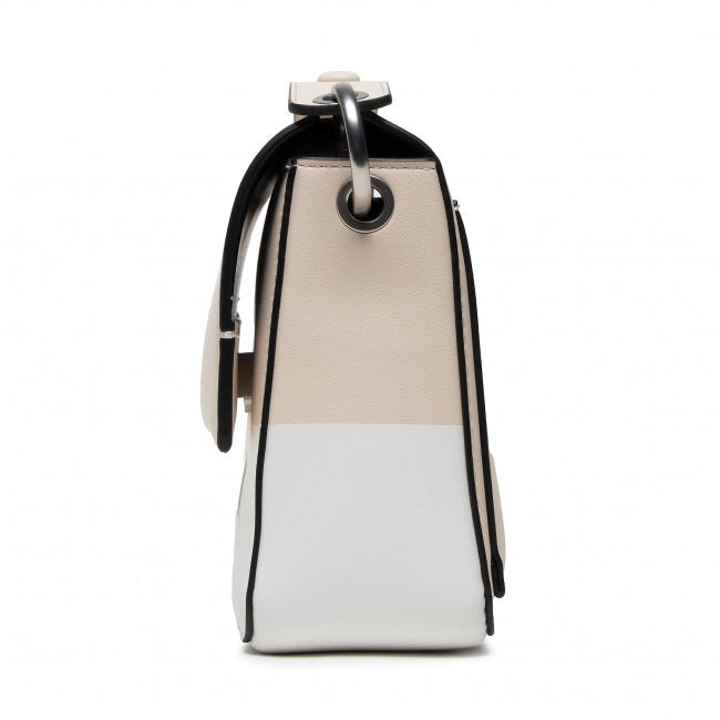Borsa Donna K60K609771 Beige / bianco